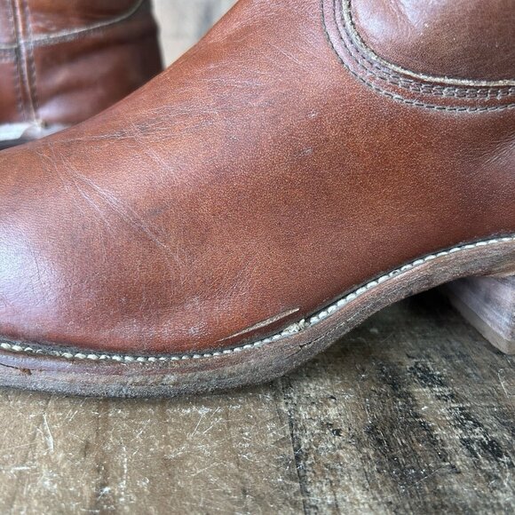 Frye 2955 Vintage White Label Tall Campus Boots Mens 11 D - Picture 12 of 12